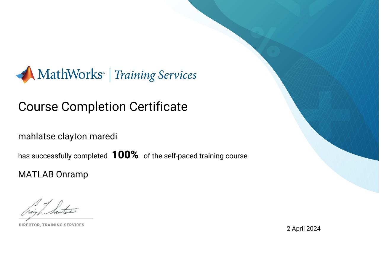 MATLAB Certification